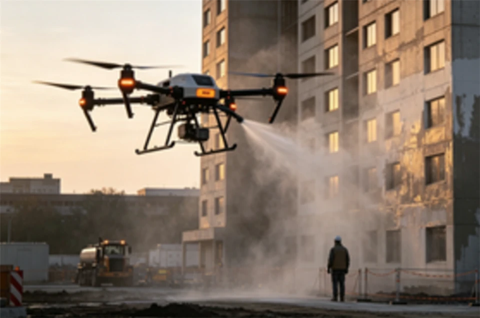 Facade SprayCleaning And Coating Drone factory